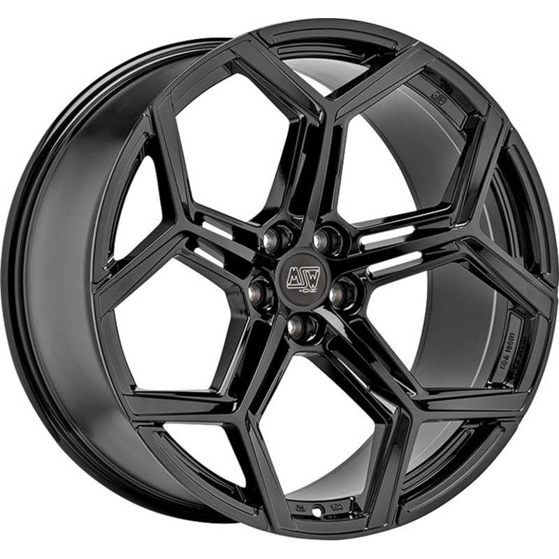 Cerchio MSW Msw 53 Glossy Black 5 fori 19\" 8X19 ET40 5x112