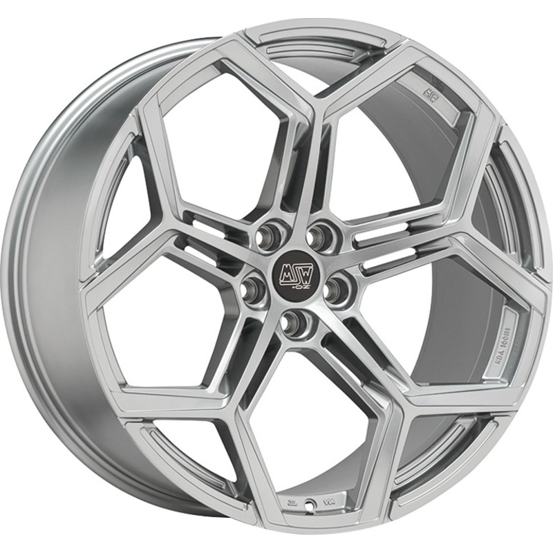 Cerchio MSW Msw 53 Hyper Silver 5 fori 21\" 10.5X21 ET19 5x112