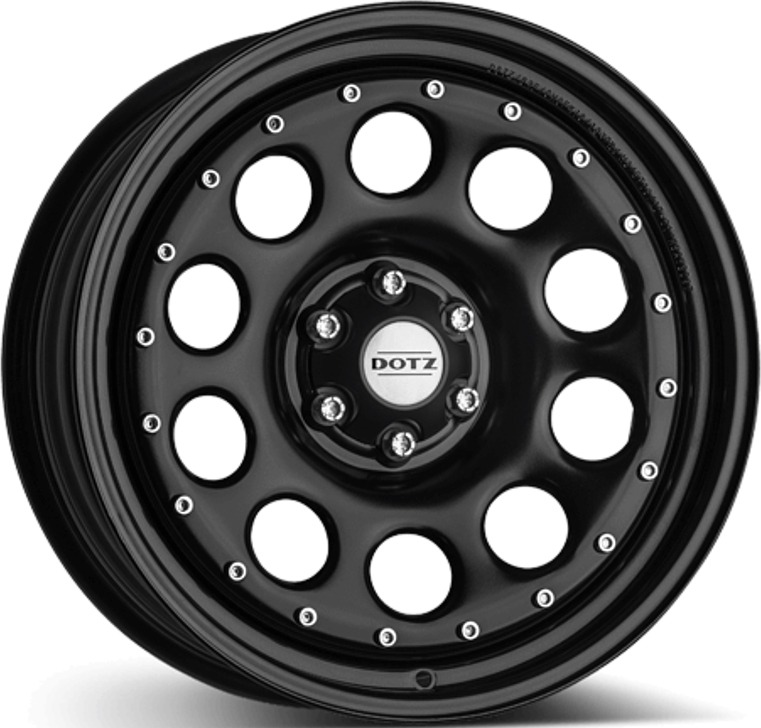 Cerchi in Lega KFZ ALCAR Steel Nero 5 fori 17\" 7X17 ET35 5x120