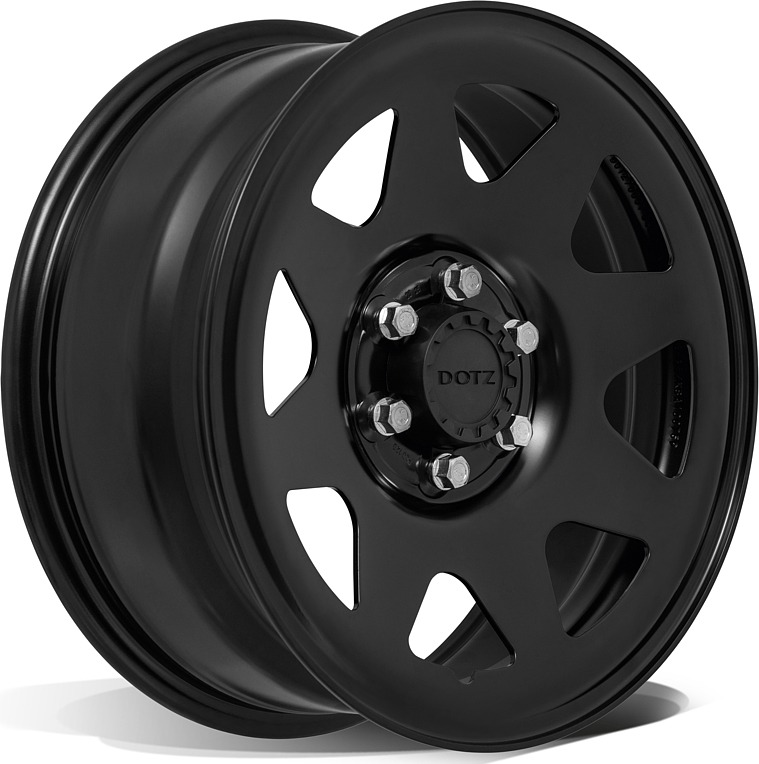 Cerchi in Lega KFZ ALCAR Steel Nero 6 fori 17\" 7X17 ET44 6x120