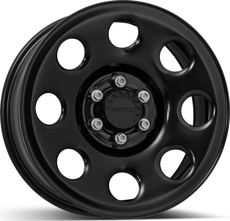 Cerchio KFZ ALCAR Steel Nero 6 fori 18\" 8X18 ET45 6x130