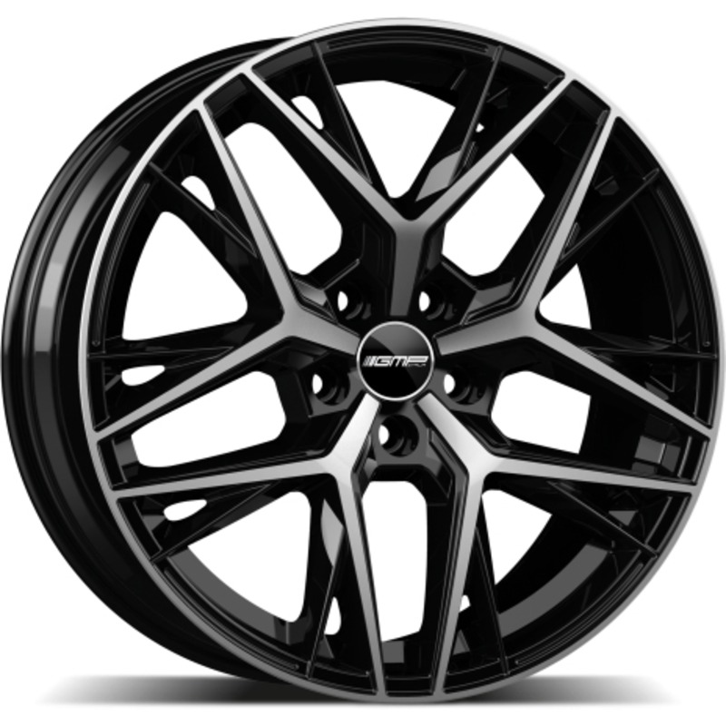 Cerchio GMP Lunica Black Diamond 5 fori 18\" 7.5X18 ET45 5x114.3