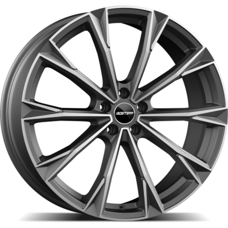 Cerchio GMP Totale Matt Anthracite Diamond 5 fori 19\" 8X19 ET45 5x114.3