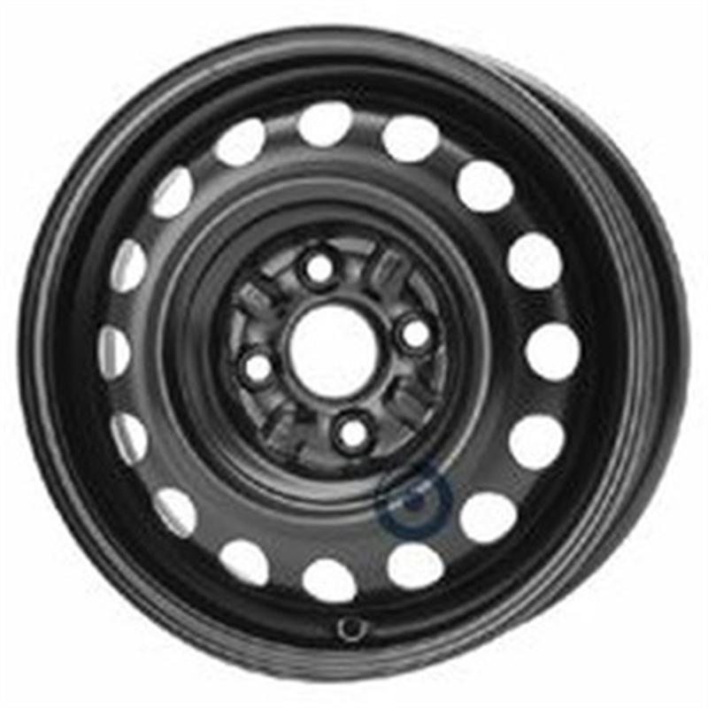 Cerchio KFZ ALCAR Steel Nero 4 fori 15\" 4.5X15 ET35 4x100