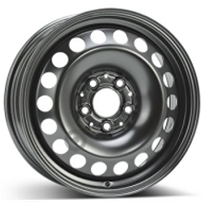 Cerchi in Lega KFZ ALCAR Steel Nero 5 fori 16\" 6X16 ET36.5 5x112