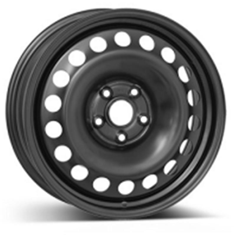 Cerchi in Lega ORIGINALE VOLKSWAGEN Steel Nero 5 fori 17\" 6.5X17 ET38 5x112
