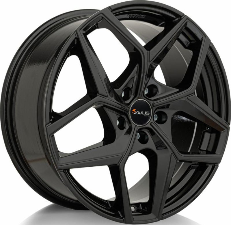 Cerchi in Lega AVUS AC-523 Black 5 fori 20\" 8.5X20 ET49.5 5x112
