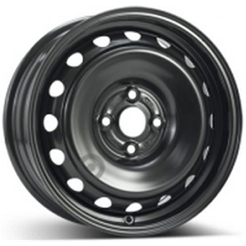Cerchio KFZ ALCAR Steel Nero 4 fori 15\" 6X15 ET47 4x100