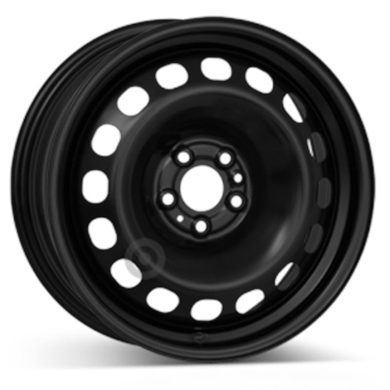 Cerchi in Lega KFZ ALCAR Steel Nero 4 fori 16\" 7X16 ET42 4x108