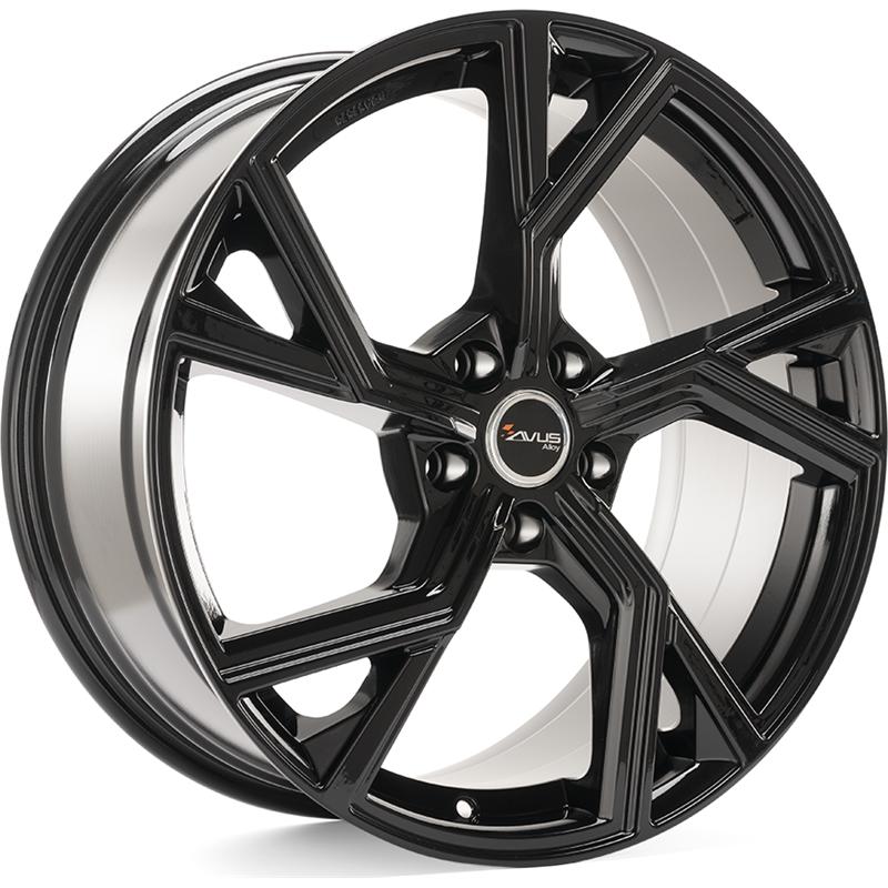 Cerchio AVUS Af20 Black 5 fori 18\" 8X18 ET28 5x112