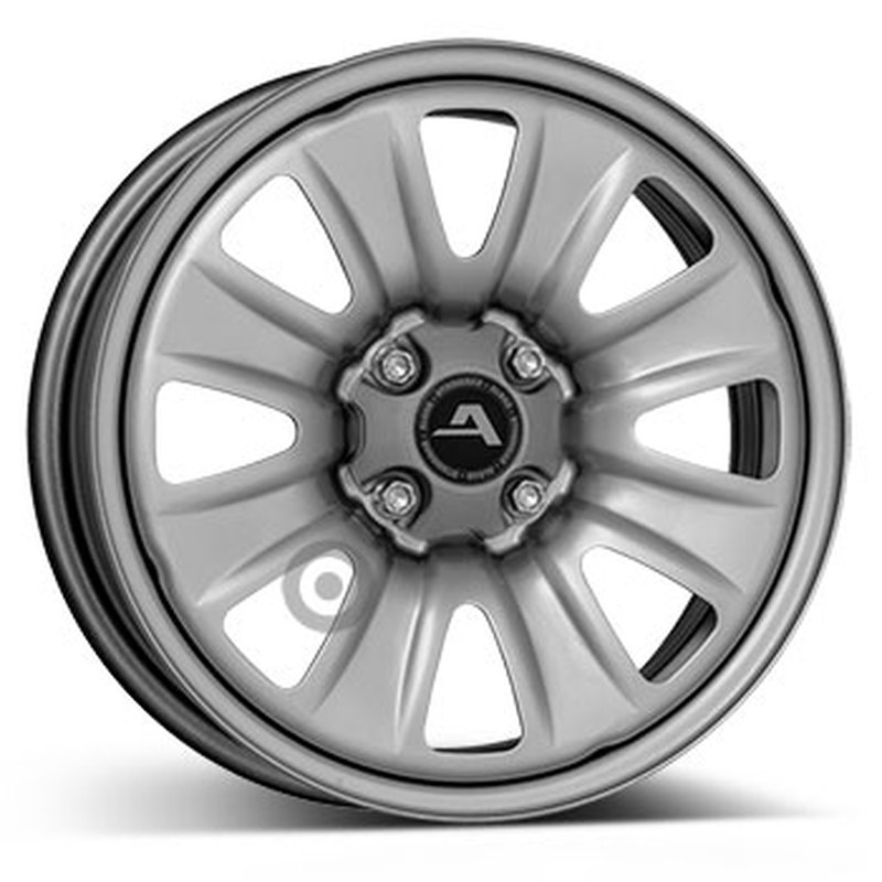 Cerchi in Lega KFZ ALCAR Steel Superpolish 4 fori 15\" 6X15 ET40 4x100