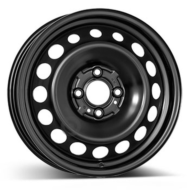 Cerchio KFZ ALCAR Steel Nero 4 fori 15\" 5X15 ET38 4x100