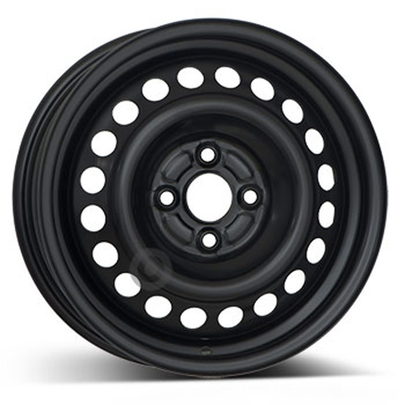 Cerchi in Lega KFZ ALCAR Steel Nero 4 fori 15\" 6X15 ET50 4x100