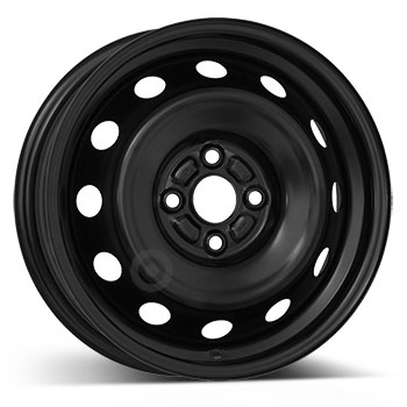 Cerchi in Lega KFZ ALCAR Steel Nero 4 fori 15\" 5X15 ET40 4x100