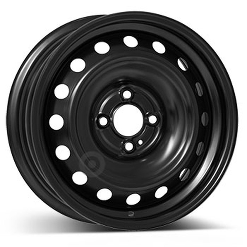 Cerchio KFZ ALCAR Steel Nero 4 fori 15\" 6X15 ET31 4x100