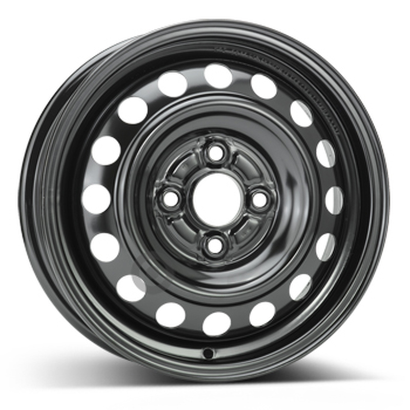 Cerchio KFZ ALCAR Steel Nero 4 fori 14\" 4.5X14 ET46 4x100