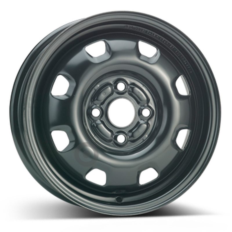 Cerchio KFZ ALCAR Steel Nero 4 fori 14\" 5X14 ET46 4x100