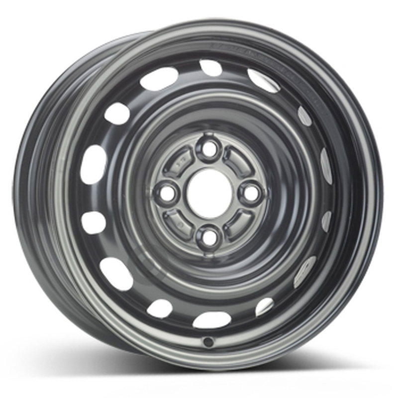 Cerchio KFZ ALCAR Steel Nero 4 fori 14\" 6X14 ET45 4x100
