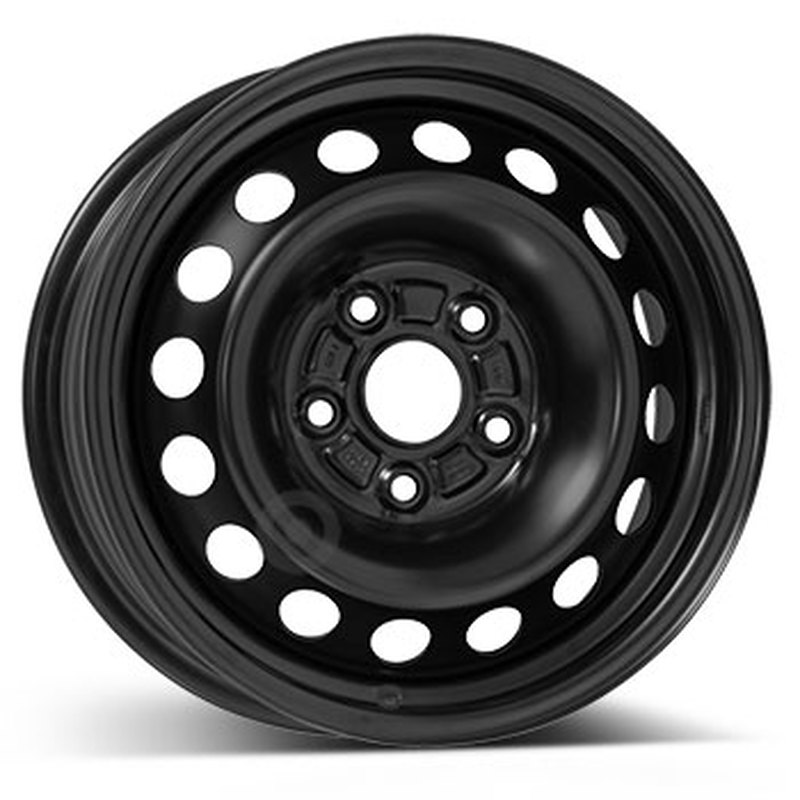 Cerchi in Lega KFZ ALCAR Steel Nero 5 fori 15\" 6.5X15 ET40 5x114.3