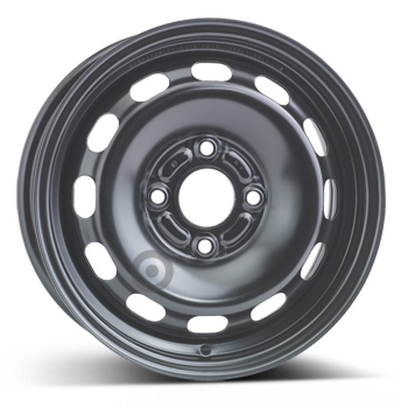Cerchi in Lega DEDICO Steel Nero 4 fori 14\" 5.5X14 ET37.5 4x108