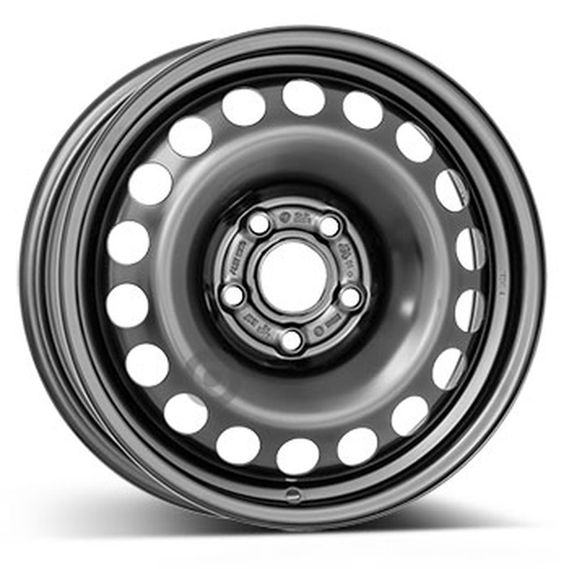 Cerchi in Lega KFZ ALCAR Steel Nero 5 fori 15\" 6X15 ET37 5x105