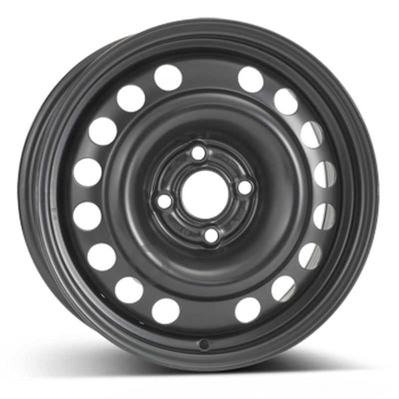 Cerchio KFZ ALCAR Steel Nero 4 fori 15\" 6X15 ET43 4x100