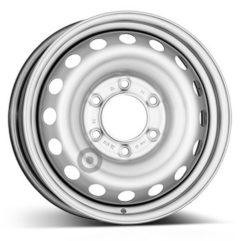 Cerchio KFZ ALCAR Steel Superpolish 6 fori 16\" 6.5X16 ET50 6x139.7