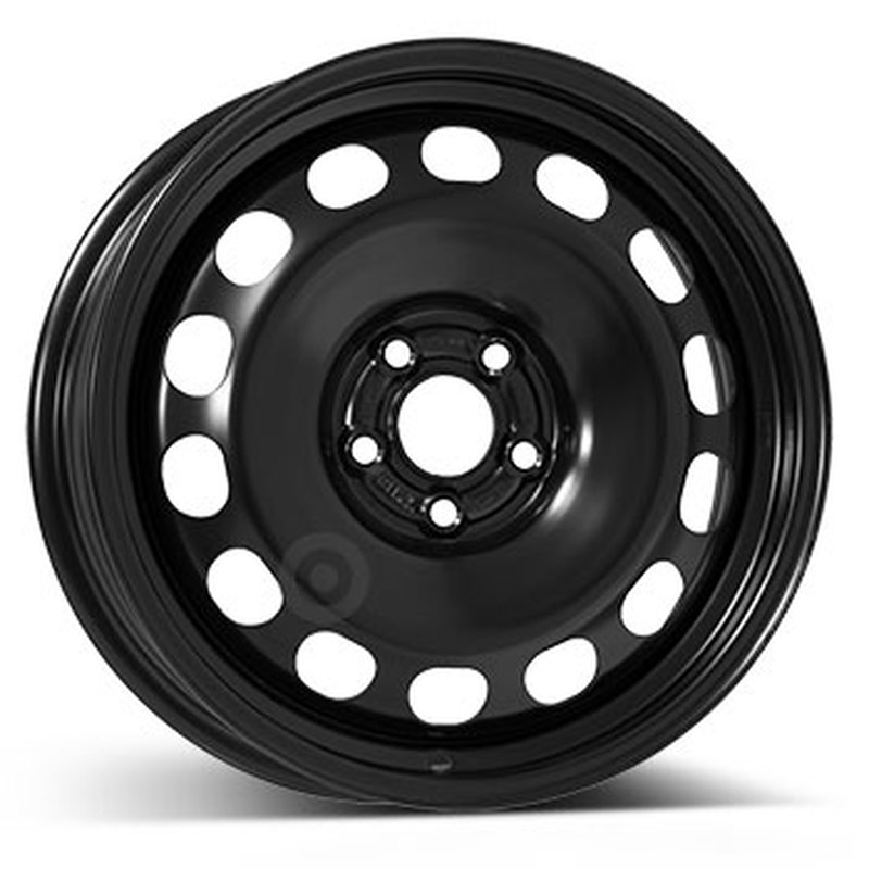 Cerchi in Lega KFZ ALCAR Steel Nero 5 fori 16\" 6X16 ET35 5x100