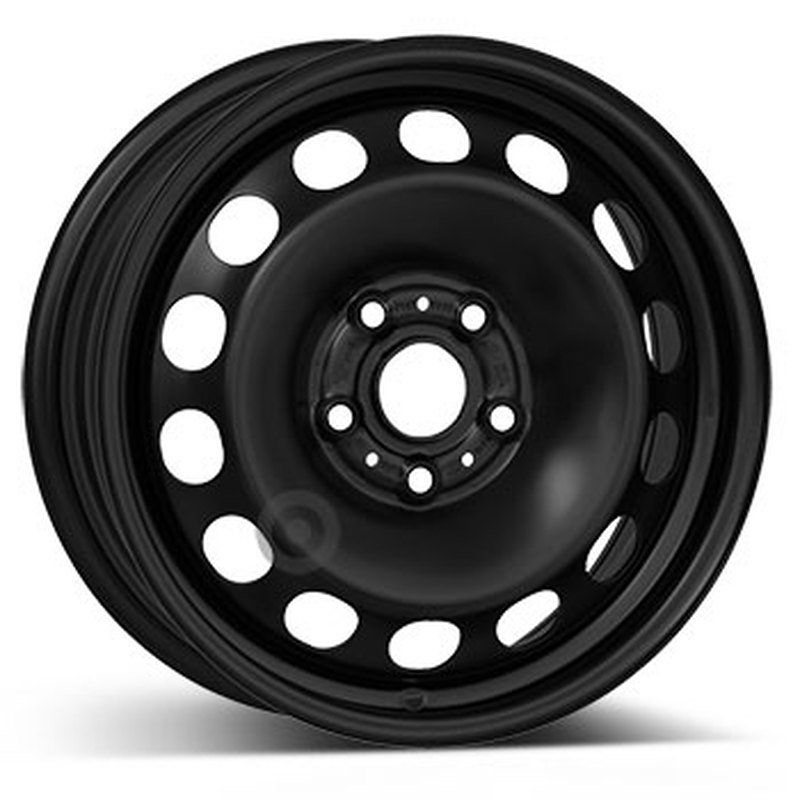 Cerchio KFZ ALCAR Steel Nero 5 fori 16\" 6X16 ET43 5x112