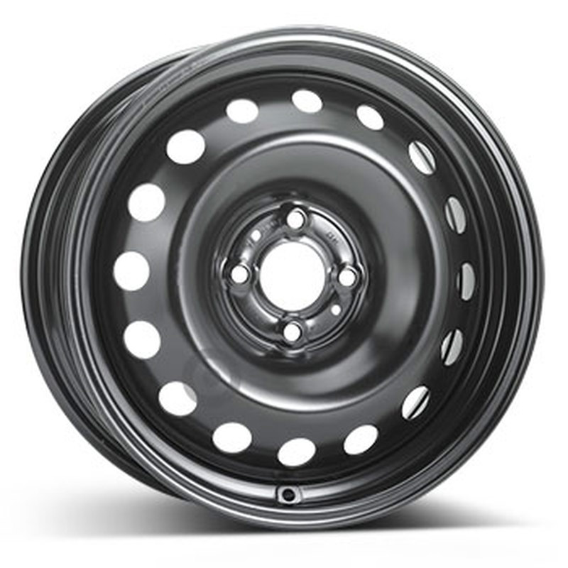 Cerchio KFZ ALCAR Steel Nero 4 fori 16\" 6.5X16 ET37 4x100