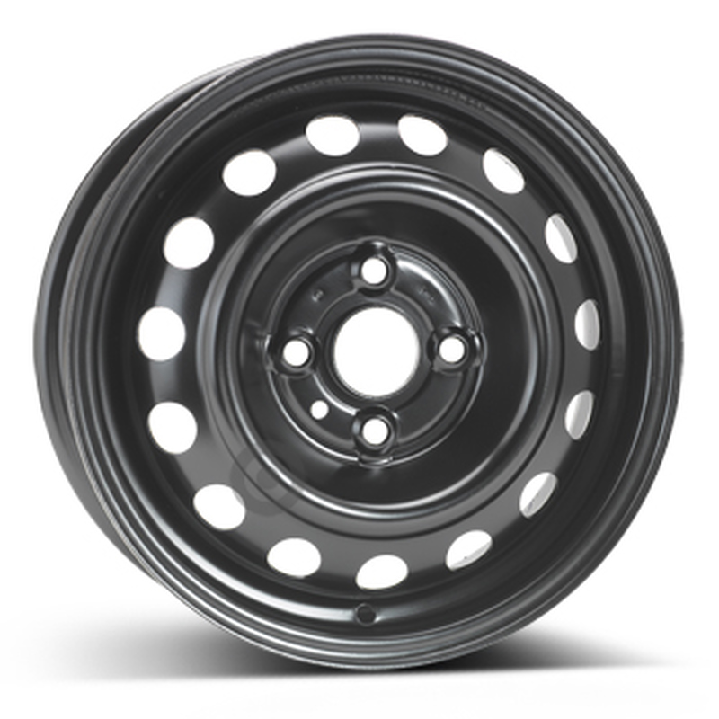 Cerchio KFZ ALCAR Steel Nero 4 fori 14\" 5X14 ET45 4x100