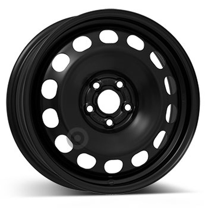 Cerchio KFZ ALCAR Steel Nero 5 fori 16\" 6X16 ET45 5x100