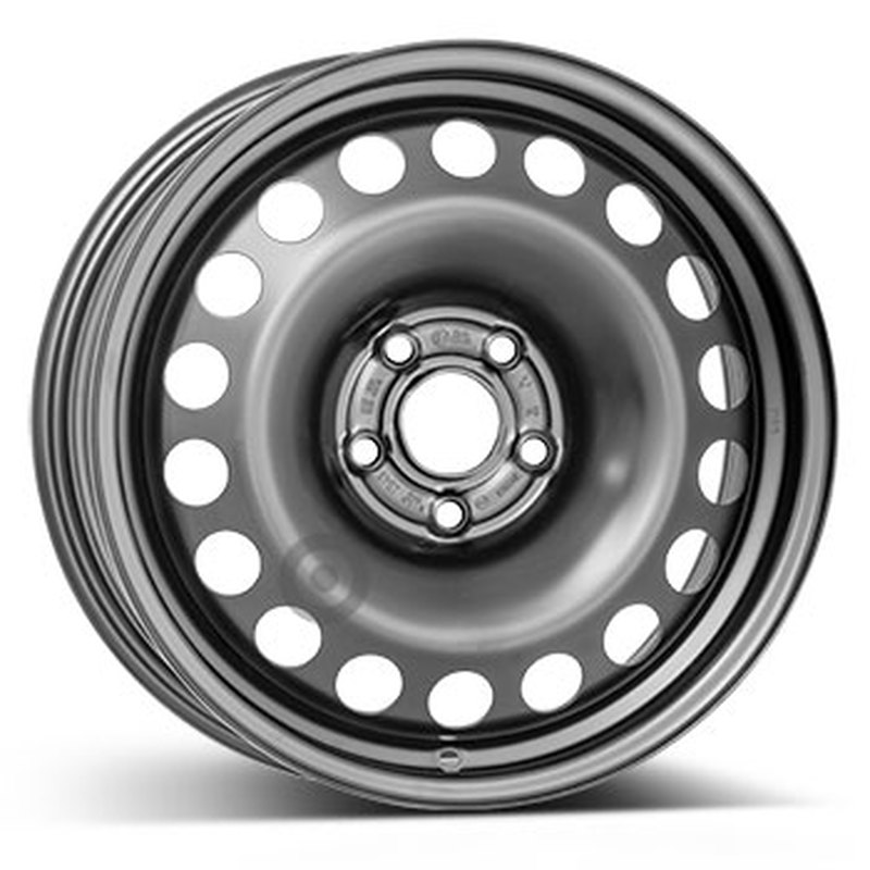 Cerchi in Lega KFZ ALCAR Steel Nero 5 fori 16\" 6.5X16 ET41 5x105
