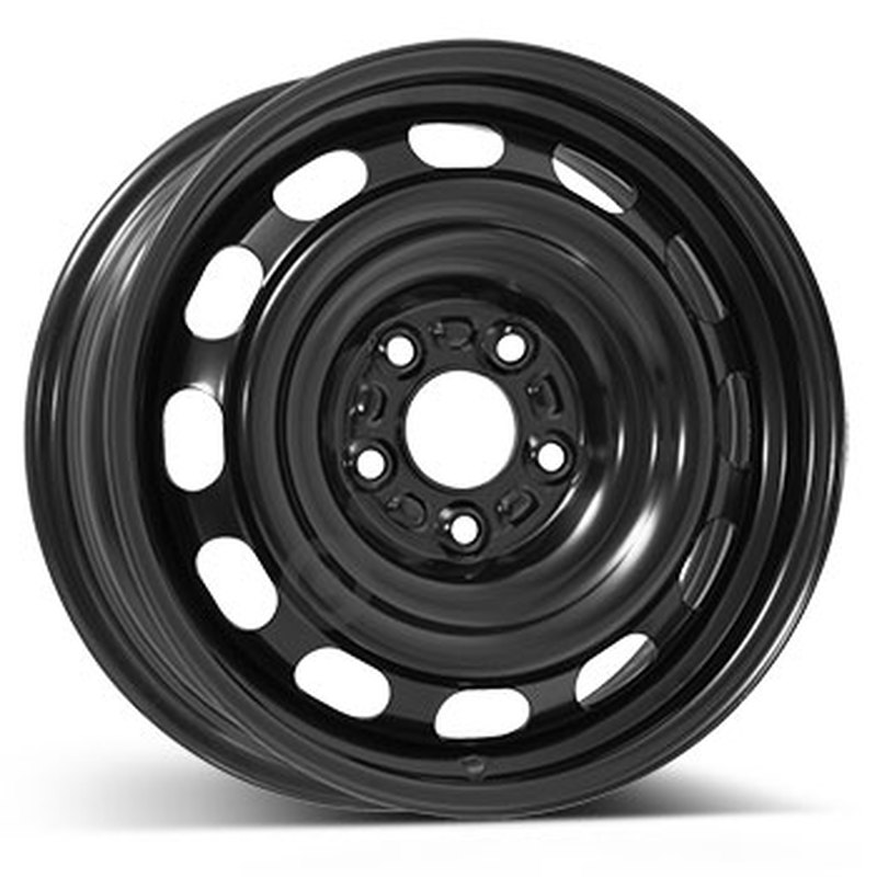 Cerchi in Lega KFZ ALCAR Steel Nero 5 fori 16\" 6.5X16 ET45 5x114.3