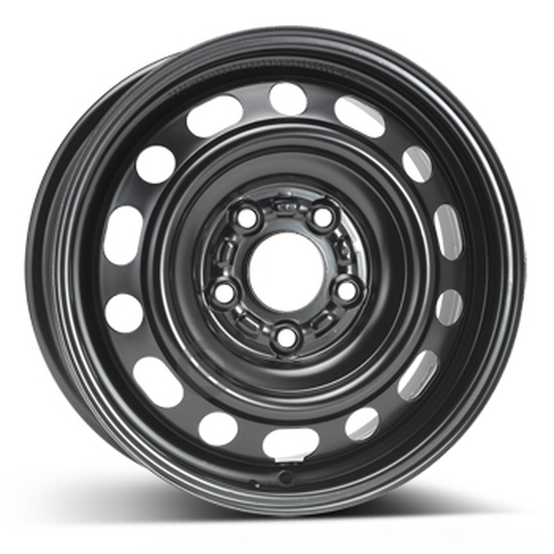 Cerchi in Lega KFZ ALCAR Steel Nero 5 fori 15\" 6X15 ET50 5x114.3