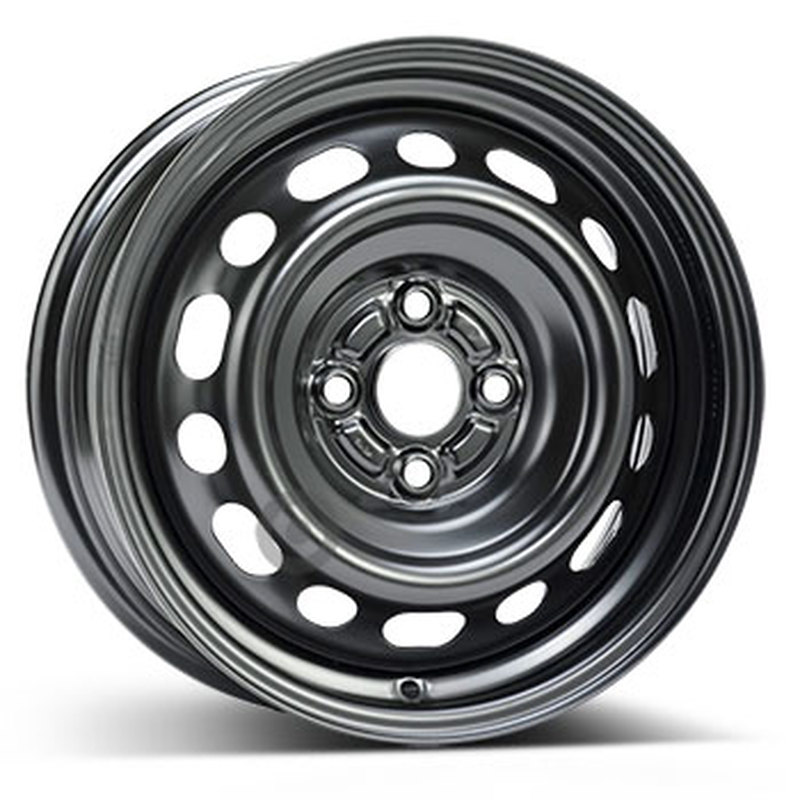 Cerchio KFZ ALCAR Steel Nero 4 fori 15\" 5.5X15 ET40 4x100