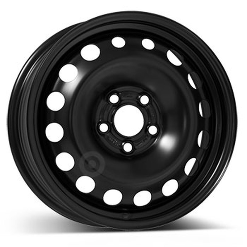 Cerchi in Lega KFZ ALCAR Steel Nero 5 fori 16\" 6.5X16 ET50 5x108