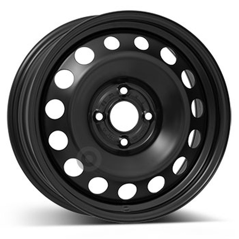 Cerchi in Lega DEDICO Steel Nero 4 fori 16\" 6.5X16 ET37.5 4x108