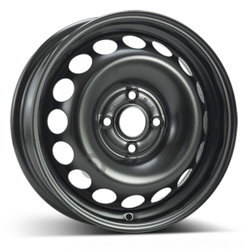 Cerchio KFZ ALCAR Steel Nero 4 fori 15\" 4.5X15 ET35 4x100