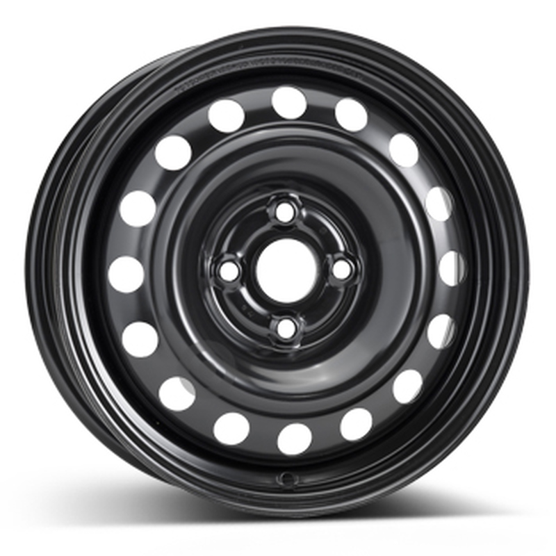 Cerchio KFZ ALCAR Steel Nero 4 fori 15\" 5.5X15 ET36 4x100