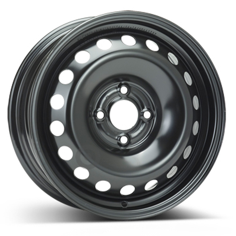 Cerchio KFZ ALCAR Steel Nero 4 fori 15\" 6X15 ET44 4x100
