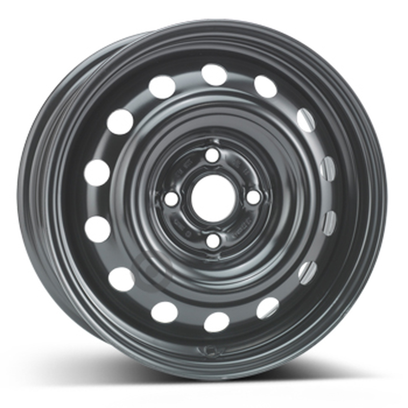Cerchi in Lega KFZ ALCAR Steel Nero 4 fori 15\" 6X15 ET52 4x100