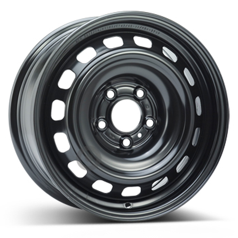 Cerchi in Lega KFZ ALCAR Steel Nero 5 fori 15\" 6.5X15 ET42 5x108