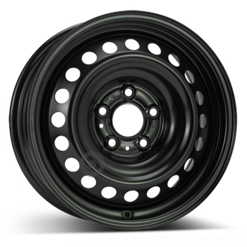 Cerchio KFZ ALCAR Steel Nero 5 fori 16\" 6.5X16 ET40 5x114.3