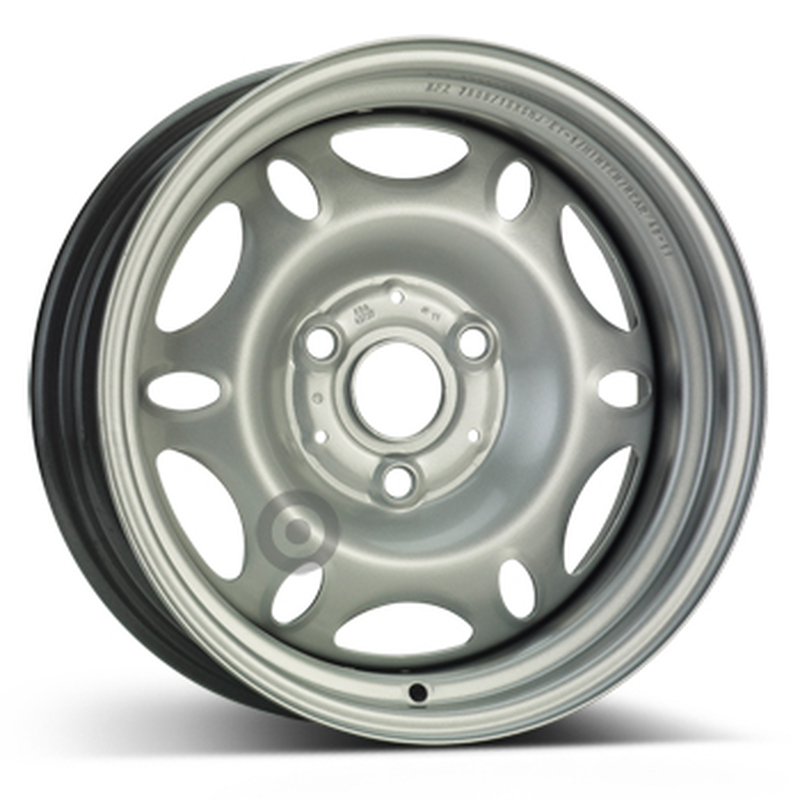 Cerchi in Lega KFZ ALCAR Steel Superpolish 3 fori 15\" 4X15 ET27 3x112