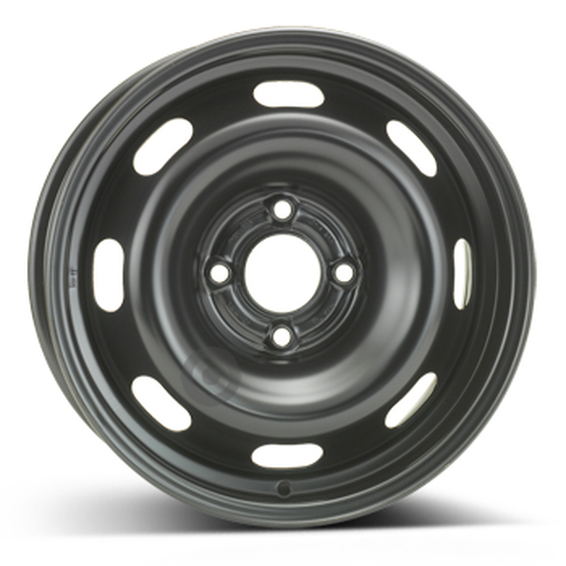 Cerchi in Lega KFZ ALCAR Steel Nero 4 fori 15\" 6X15 ET23 4x108