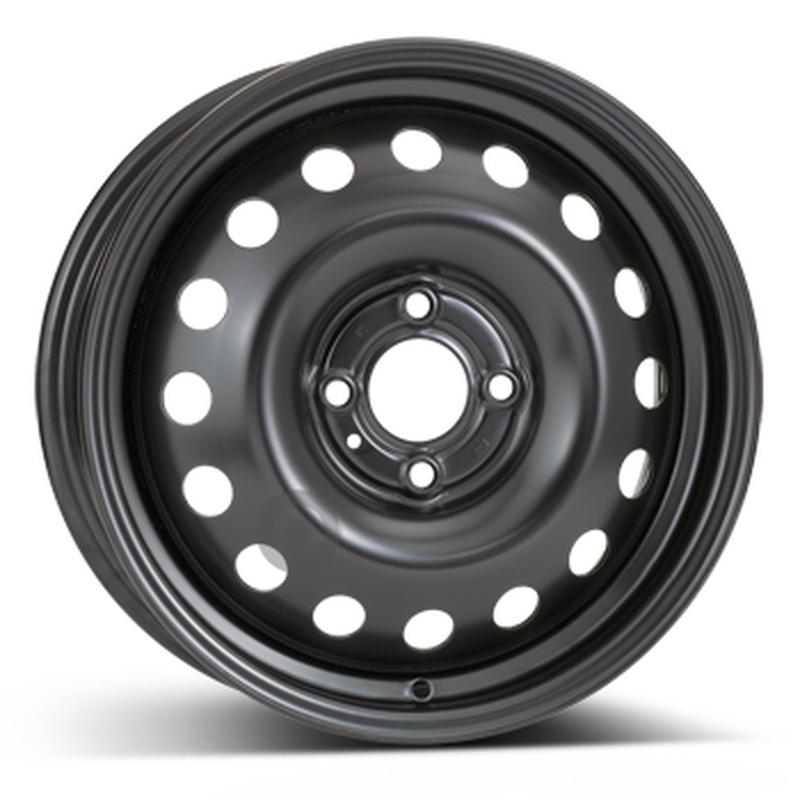 Cerchi in Lega KFZ ALCAR Steel Nero 4 fori 15\" 5.5X15 ET50 4x100