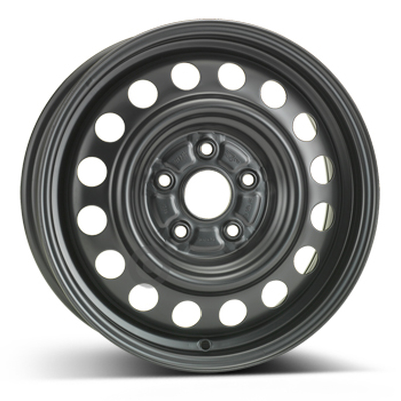 Cerchi in Lega KFZ ALCAR Steel Nero 5 fori 16\" 6X16 ET50 5x114.3