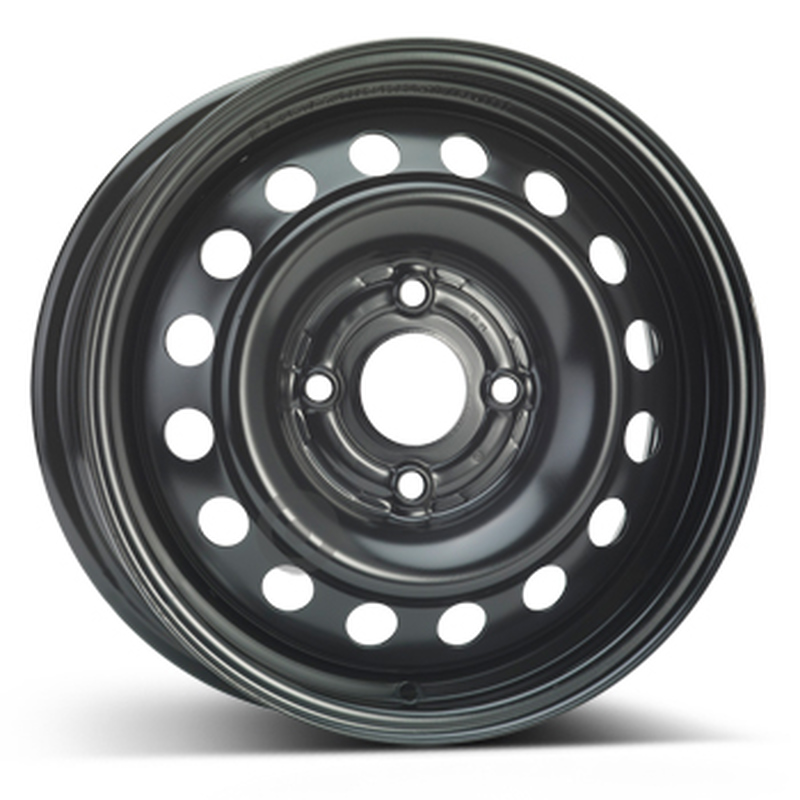 Cerchi in Lega KFZ ALCAR Steel Nero 4 fori 15\" 6X15 ET45 4x114.3
