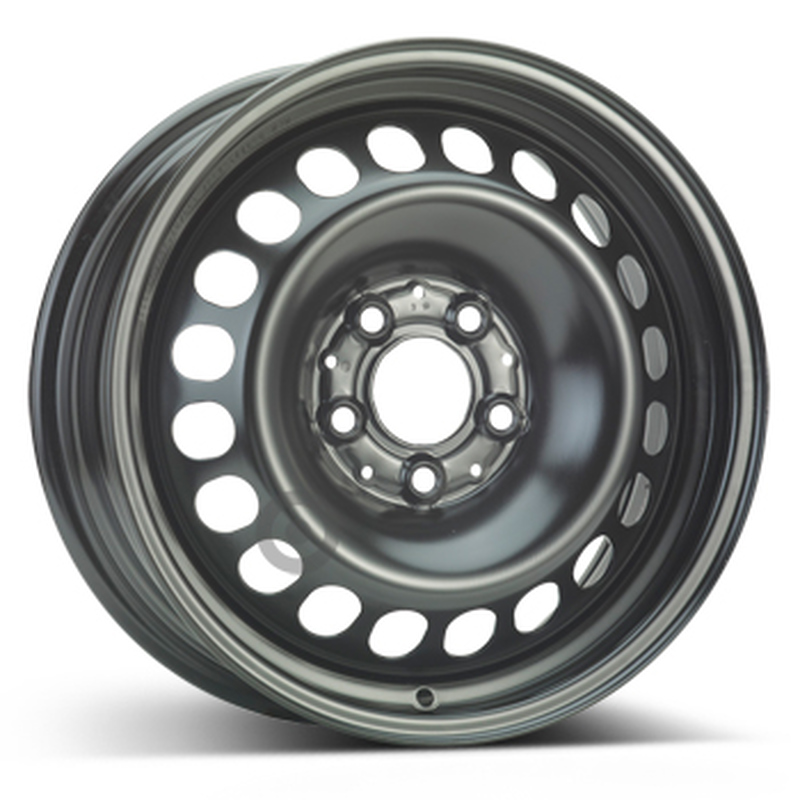 Cerchi in Lega KFZ ALCAR Steel Nero 5 fori 16\" 6X16 ET39 5x112